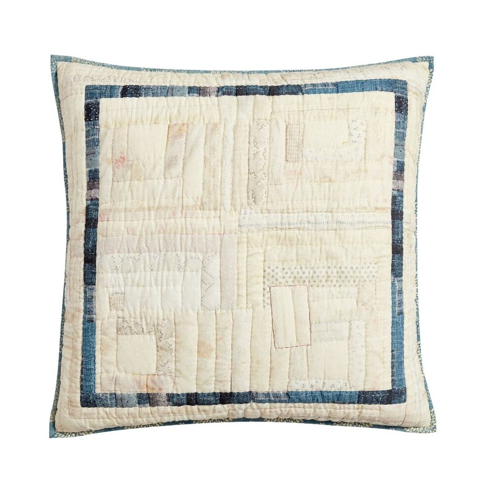 Pottery Barn Americana Flag Euro Shams NEW IN PACKAGE